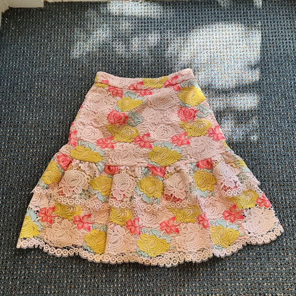 Hutch Dresses & Skirts - Hutch Floral Embroidered Skirt XXS